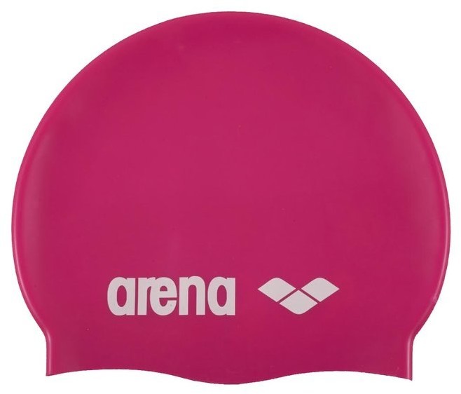różowy czepek pływacki arena