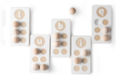 Drewniany alfabet z systemem Braille’a