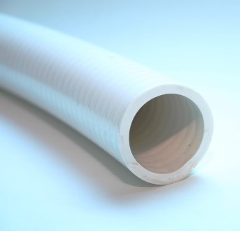 Rura elastyczna PVC klejona biała 50 mm