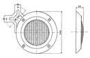 Lampa basenowa płaska halogen 100W/12V