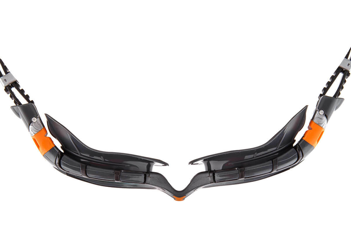 okulary na basen pomarańczowe zoggs predator flex polarized