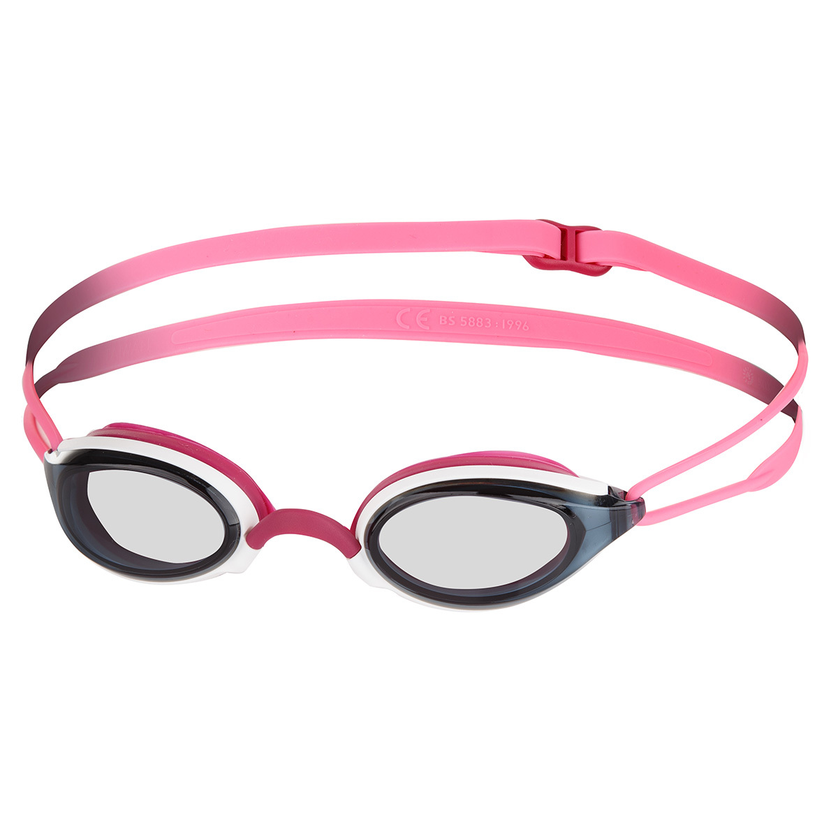 różowe okulary do pływania na basenie zoggs fusion air