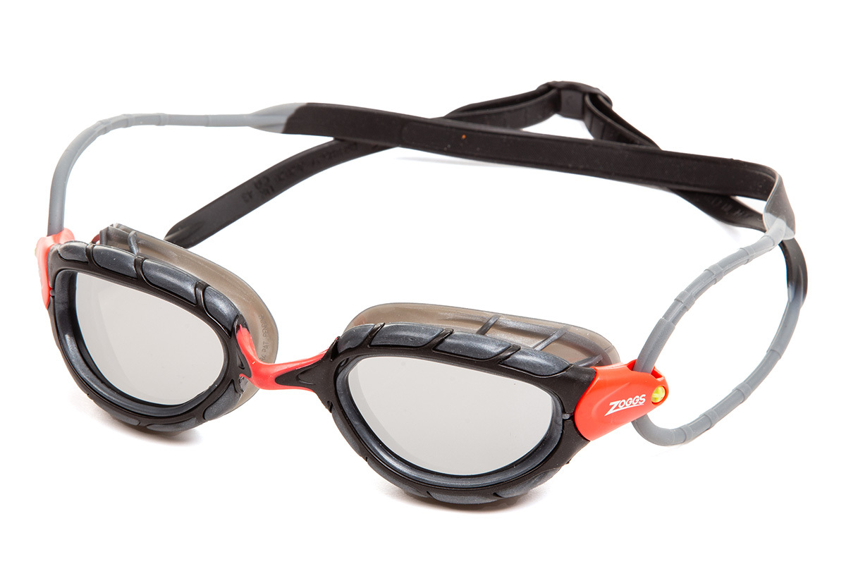 Zoggs Predator Titanium czarne okulary pływackie do triathlonu