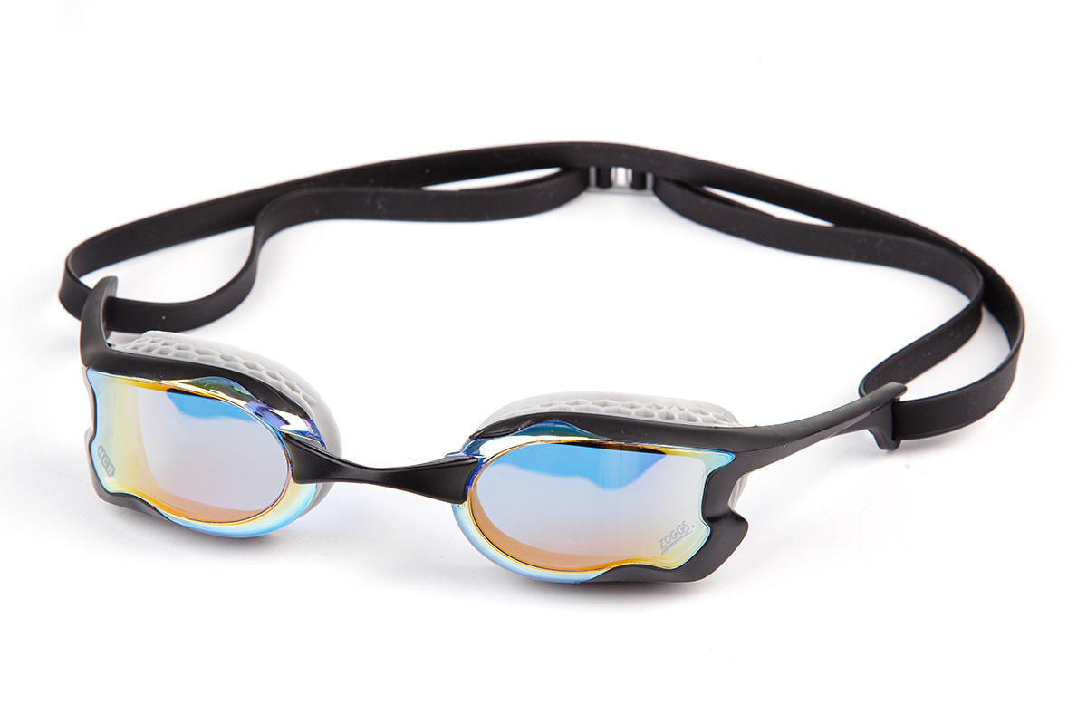 okulary plywackie treningowe Zoggs Raptor HCB Mirror czarne