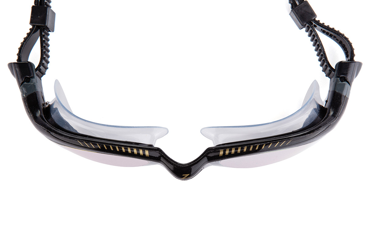 Zoggs okulary Tiger LSR Titanium black gold